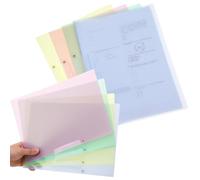 Zerodeko 8 Piezas Carpetas de Oficina para Documentos A4 con Material Pp, Diseño Elegante y Optimización de Espacio para Organización en Escuela y Negocio