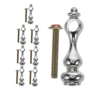 Zerodeko 8 Piezas Conectores de Barandilla de Vidrio de Metal para Accesorios de Muebles y Railing Seguridad Mascotas y Estable