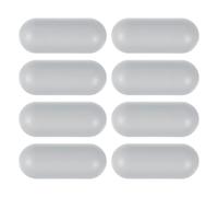 Zerodeko 8 Piezas Parachoques de Asiento de Inodoro para Baño Topes de Goma para Asiento de Inodoro Ldpe y Eva Diseño Antideslizante Fácil de Limpiar