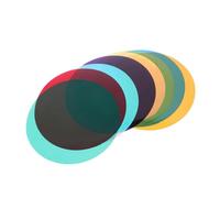 Zerodeko 8piezas Película De Color Filtros De Gel para Luz Hojas De Filtro De Gel para Lámpara Proyector Estudio Fotográfico Estroboscópico Corrección De Color Transparente