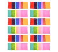 Zerodeko 90 Hojas de Celofán de Colores Translúcidas Cuadradas para Manualidades, Fácil de Cortar y Pegar, Ideales para Juegos Educativos y Proyectos Creativos