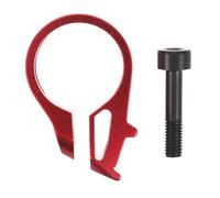 Zerodeko Abrazadera de Aluminio para Bicicleta de Montaña 22,2 Mm con Tornillo, Soporte de Palanca de Cambios y Clip de Fijación de Cable, Accesorio para Montaje y Reparación del Manillar