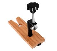 Zerodeko Abrazadera de Mesa Ajustable de Madera y Acero, Plataforma Resistente para Joyería y Manualidades, Adecuado para Escritorio y Trabajos de Precisión