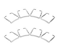 Zerodeko Accesorios de Mantenimiento y Repuesto Metálicos Tornillos Plateados 8 Piezas para Mentonera de Violín Tornillos de Fijación Ajustables Compatibles para Violines, Uso