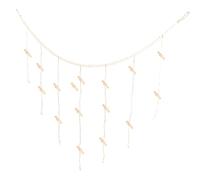 Zerodeko Accesorios para Almacenar Fotos Tiras De Cuerdas De Cuentas Colgadores De Estantes De Pared Pegatinas Decoración De Cuentas Papel Tapiz Póster para Habitaciones Decoración
