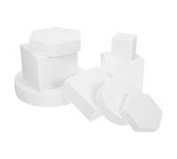 Zerodeko Accesorios para Fotografía de Productos en Espuma Dura, Figuras Geométricas 3D para Sesión de Fotos, 8 Piezas para Decoración de Escritorio