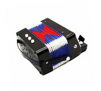 Zerodeko Acordeón de Juguete Portátil Negro para Juguete Musical Educativo Instrumento Musical para Principiantes y Práctica de Habilidades