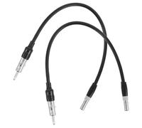 Zerodeko Adaptador de Antena Estéreo FM para Coche 2 Piezas, Conversión de Señal y Fácil Instalación, Diseñado para Sistemas de Audio y Viajes Largos en Carretera