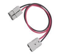 Zerodeko Adaptador de Batería Conector 175a 600v Cable de Extensión 6awg 1.2m Conector Estándar Profesional de Cobre y Abs para Automóviles y Caravanas