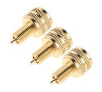 Zerodeko Adaptador de Válvula de Neumático de Camión 3 Piezas, Boquilla Atornillable para Inflador de Aire, Conector Rápido para Compresor 12v, Accesorio para Inflado Seguro y Profesional