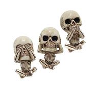 Zerodeko Adornos De 3 Cabezas De Fantasma Clips Para Ventilación Decoración De Coche Aire Acondicionado