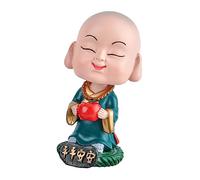 Zerodeko Adornos De Pequeño Monje Figuras De Monje Decoración De Dragón Decoración para Estanterías Decoración De Escritorio Decoración De Escritorio De Oficina Decoración De Coche