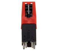 Zerodeko Aguja de Repuesto para Tocadiscos de Vinilo Color Rojo Material Abs y Excelente Efecto de Sonido para Fonógrafo y Accesorios Play