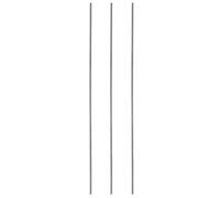 Zerodeko Alambre de Tungsteno para Horno de Cerámica 2 Mm X 20 Cm, Resistente Alta Temperatura, Flexible para Manualidades, 3 Piezas para Accesorios de Joyería y Cocción Colgante