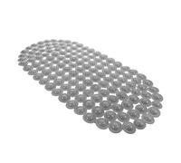 Zerodeko Alfombra Segura y Cómoda de PVC Antideslizante de Baño con Masaje y Orificios de Drenaje para Ducha y Bañera, Adecuado para Baño y Hotel