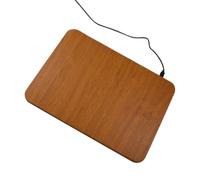 Zerodeko Alfombrilla de Ratón Carga Inalámbrica 5w PU Marrón | Base ABS Antideslizante, para Escritorio y Oficina, Uso Fácil, Limpieza Rápida, Maestros y Empleados