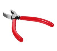 Zerodeko Alicates para Romper Vidrios de 6 Pulgadas Punta Curva, Herramienta para Cortar Vidrio y Mosaicos, Acero y Caucho Resistentes, Uso Seguro para Vidrieras y Trabajos de Artesanía