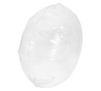 Zerodeko Almohada Inflable Redonda Transparente de PVC Ligera y Portátil para Viaje y Senderismo Diseño Resistente y Fácil de Transportar