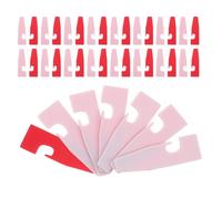 Zerodeko Almohadilla Adhesiva Resistente al Desgaste para Prensatelas Overlock de 4 Hilos Accesorio Plástico Compatible para Máquinas de Coser Repuesto 50 Unidades Adecuado para Costura