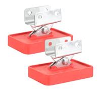 Zerodeko Almohadillas de Goma Antideslizantes para Patas de Escalera Extensible, 2 Piezas, Compatibles Escaleras de Aluminio y Fibra de Vidrio, Protectores Resistentes para Uso Interior