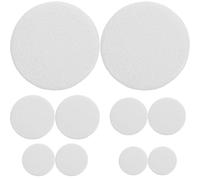Zerodeko Almohadillas de Piel de Oveja para Llaves, 24 Piezas White, Diseño Fácil de Usar y Sellado para Accesorios Musicales Color Aleatorio