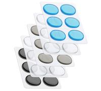 Zerodeko Almohadillas de Silicona para Batería Reutilizables, 30 Piezas en 5 Hojas, Tapete de Ajuste para Caja