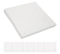 Zerodeko Almohadillas Desechables 100 Piezas para Jaulas de Pájaros Papel Blanco Transpirable Reducción de Olores para Complementos de Aves