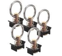 Zerodeko Anillos de Riel en Forma de L Perno Único y Junta Tórica 5 Piezas 2.55X1.49X0.66 Pulgadas para Vehículos Todo Terreno y Carga Industrial