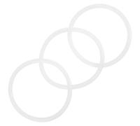 Zerodeko Anillos Tóricos de Goma para Cuencos Cantores 3 Piezas 8,5 Cm Cojines Antideslizantes para Instrumentos Rituales Budistas Protección y Soporte para Cuencos Sonoros de Meditación