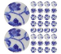 Zerodeko Azulejos de Cerámica Azul y Blanco Estilo Porcelana Piezas Irregulares para Manualidades DIY 100 G de Fragmentos para Mosaicos Bricolaje Decorativo y Arte Creativo