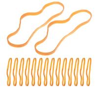 Zerodeko Bandas Elásticas de Goma Grandes y Anchas, 320 Mm de Perímetro X 6 Mm de Ancho, Resistentes y Multifuncionales para Oficina, Hogar y Fijación de Objetos, Paquete Único de Alta