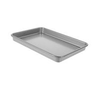 Zerodeko Bandeja de Hornear Rectangular al Utensilio Antiadherente para Pasteles Galletas y Postres para Cocina y Panadería Color Plateado