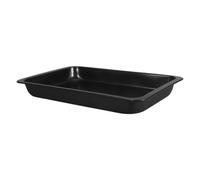 Zerodeko Bandeja de Horno Rectangular, Fuente para Hornear Antiadherente de Acero al Carbono, Negra, Ligera y Portátil, para Horno y Cocinas Domésticas, para Pasteles, Pan y Brownies