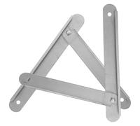 Zerodeko Barras de Amarre para Escalera de Tijera de Aleación de Aluminio 34 CM Blancas Accesorio Reforzado para Escaleras Plegables Domésticas Pieza de Repuesto Estable y Compatible