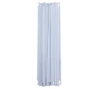 Zerodeko Barras Divisorias para Carpetas Colgantes de Archivos 50 Piezas Metal Blanco Resistente 32,5 Cm Herrajes para Archivadores Colgantes Organizador para Oficina y Gestión