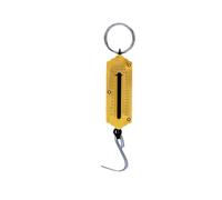 Zerodeko Báscula Portátil Mecánica Dorada de 12kg Gancho para Colgar, Fácil de Usar y Fabricada en Aleación de Aluminio y Acero, Adecuado para Pesca y Equipaje