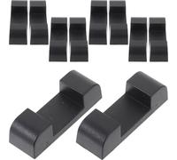 Zerodeko Base Negra para Caja de Exhibición Flotante, Soporte para Joyería, Base de Marco de Joyería, Set de 2 Piezas, Material Plástico Resistente, Antideslizante, Adecuado