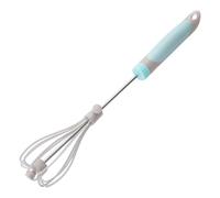 Zerodeko Batidor de Huevos Manual Ajustable para Hornear, Batidora de Varillas de Nylon y Metal, Adecuado para Panaderías y Restaurantes