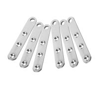 Zerodeko Bisagra de Acero Inoxidable 6 Unidades para Muebles Puertas Bisagra Arriba-Abajo 360° Estructura Oculta Accesorio Funcional para Armarios y Puertas Pequeñas