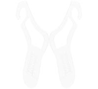 Zerodeko Bloqueadores de Calcetines Acrílicos Transparentes, Molde para Calcetines Tejidos de Bricolaje, 2 Piezas, Modelo Hoja Calada, Accesorio para Exhibición y Tejido Manual