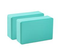 Zerodeko Bloques de Yoga de Eva Antideslizantes y Ligeros Bordes Biselados, Pack de 2 Unidades para Ejercicio Físico y Uso en Casa, Mejora Flexibilidad y Equilibrio