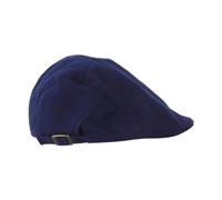 Zerodeko Boina de Chef Ajustable de Tela Completa Azul Marino Gorro de Cocinero Transpirable para Restaurante y Panadería Gorro de Trabajo Cómodo y Adaptable para Servicio de Alimentos
