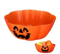 Zerodeko Bol Ensalada Forma de Calabaza de Halloween de Gran Capacidad, Material Pp, Pulido Meticuloso y Multifunción Fiestas y Celebraciones