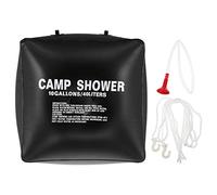 Zerodeko Bolsa de Ducha Solar Portátil de 40l para Camping, Bolsa de Calentamiento Solar Material PVC Resistente, Ultraligera y Plegable para Ducha al Aire Libre y Senderismo