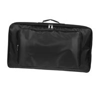 Zerodeko Bolsa para Pedalera de Guitarra Negra de Nylon Resistente con Cremallera Antideslizante Maletín Portátil para Almacenamiento Seguro de Pedales y Efectos