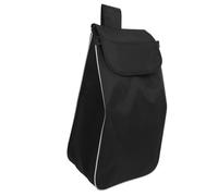 Zerodeko Bolsa y Carga Pesada de Repuesto para Carrito de Compras de Tela Oxford Negro con Gran Capacidad y Resistencia para Uso Diario