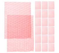 Zerodeko Bolsas de Embalaje de Burbujas para Envío, 100 Bolsas Pequeñas 10X15 CM Rojas Antiestáticas Acolchado Grueso, Ideales para Protección Durante Transporte y Paquetería