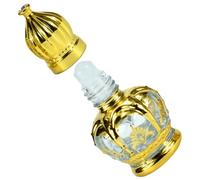 Zerodeko Botella de Aceite Esencial de Vidrio 12ml Rodillo Dorado, Frasco Vacío Portátil para Aceites Esenciales y Perfumes, Envase de Viaje Compacto y Hermético para Aromaterapia