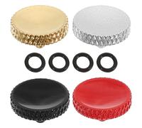 Zerodeko Botón de Obturador de Cámara 4 Piezas Aleación de Aluminio Superficie Cóncava y Goma Antideslizante, Accesorios de Repuesto para Cámara de Fotos, Botón Disparador