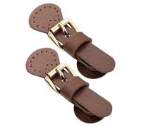 Zerodeko Botones Magnéticos a Presión 2 Piezas, Hebillas de Metal Cuero Pu Marrón Oscuro, Cierres para Ropa, Bolsos y Manualidades de Costura, Accesorios para Abrigos y Chaquetas